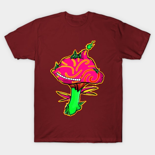 Mesmerized Mushroom T-Shirt by Levys Artistry